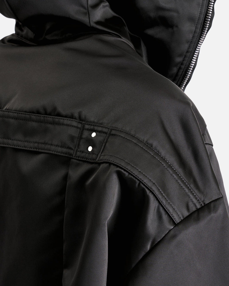 Rick Owens Men's Jackets Lido Hoodie in Black