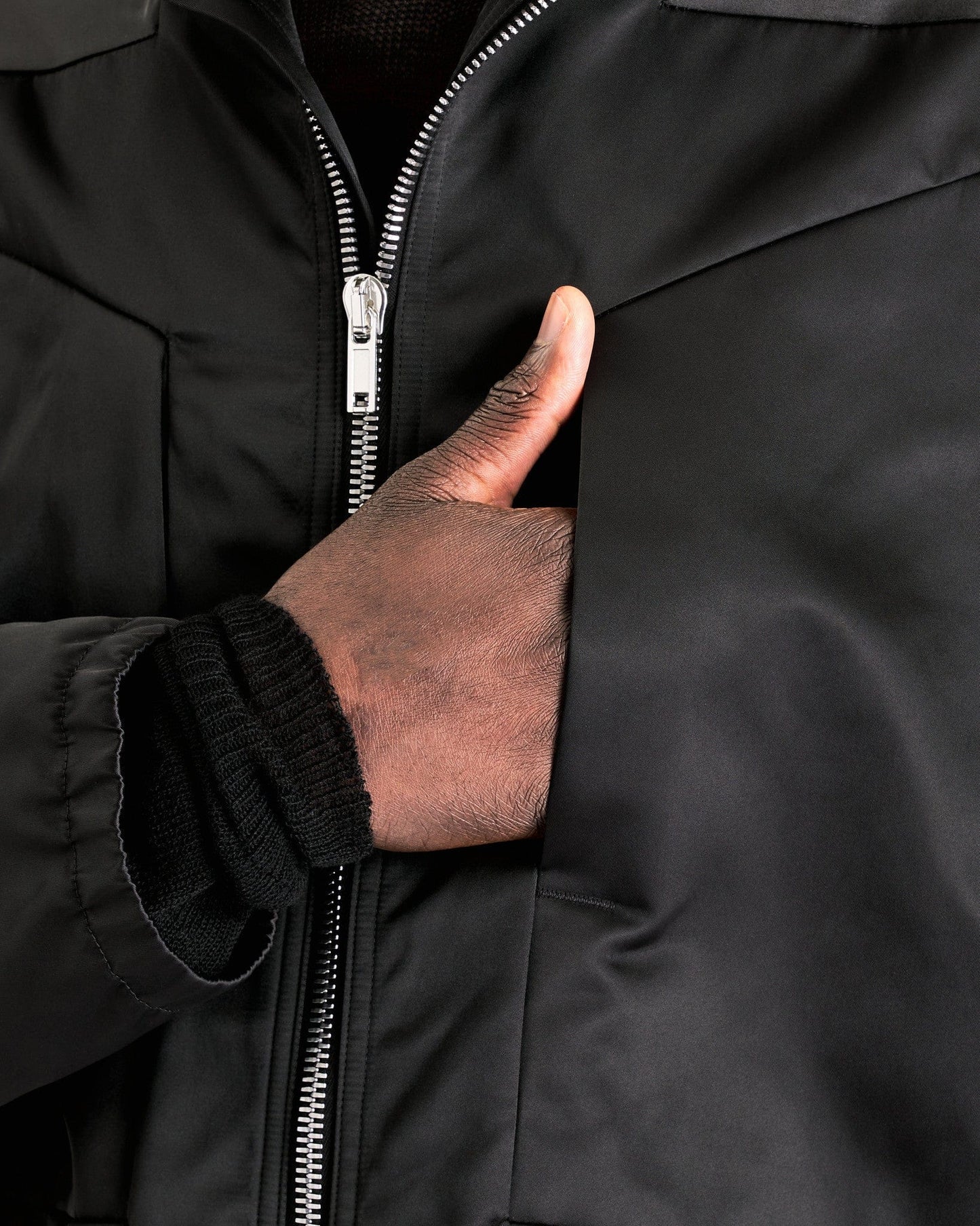 Rick Owens Men's Jackets Lido Hoodie in Black