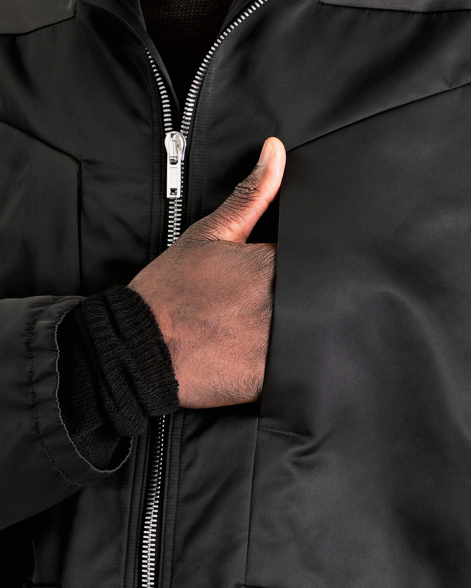 Rick Owens Men's Jackets Lido Hoodie in Black
