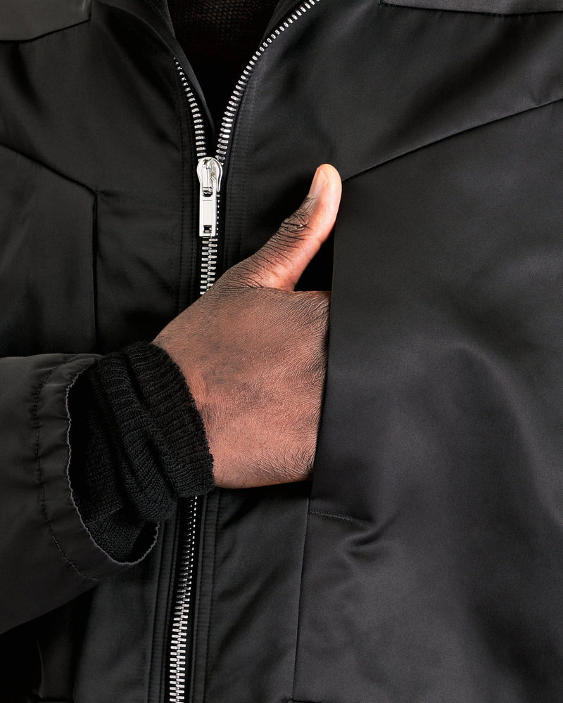 Rick Owens Men's Jackets Lido Hoodie in Black
