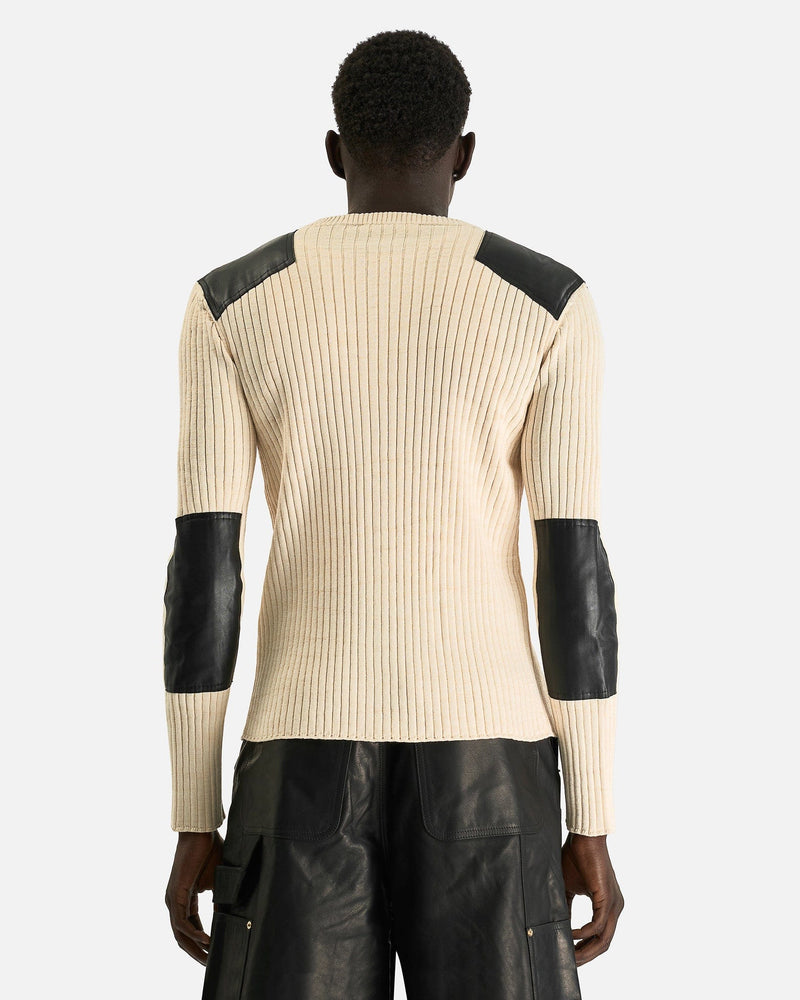 Wales Bonner Men's Tops Linton Knit Top in Ivory