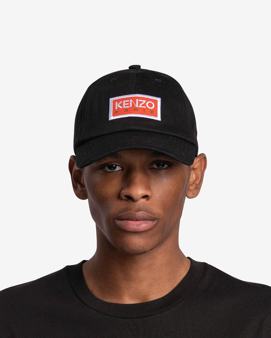 KENZO Men's Hats Logo Cap in Black/Red