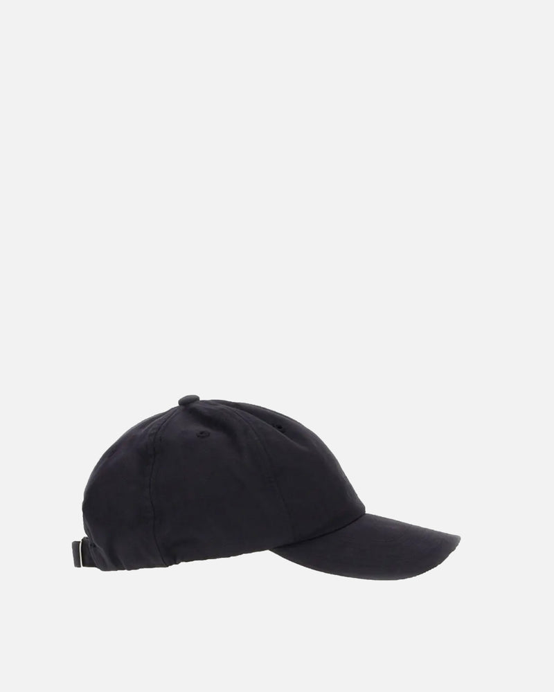 Studio Nicholson Men's Hats OS Logo Cap in Darkest Navy
