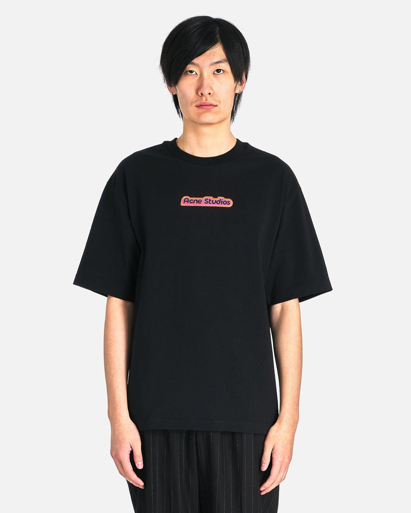 Acne Studios Men's T-Shirts Logo T-Shirt in Black