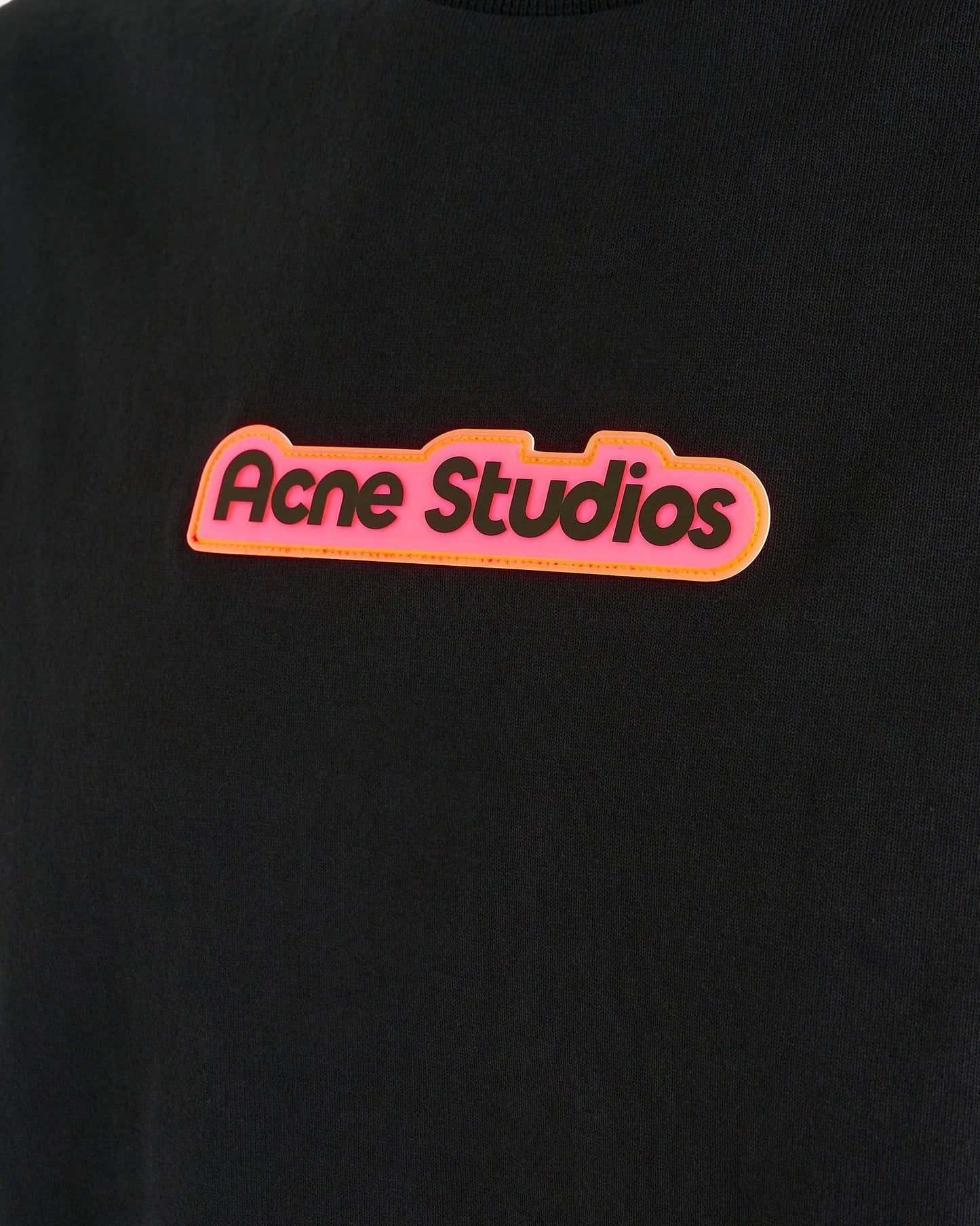 Acne Studios Men's T-Shirts Logo T-Shirt in Black
