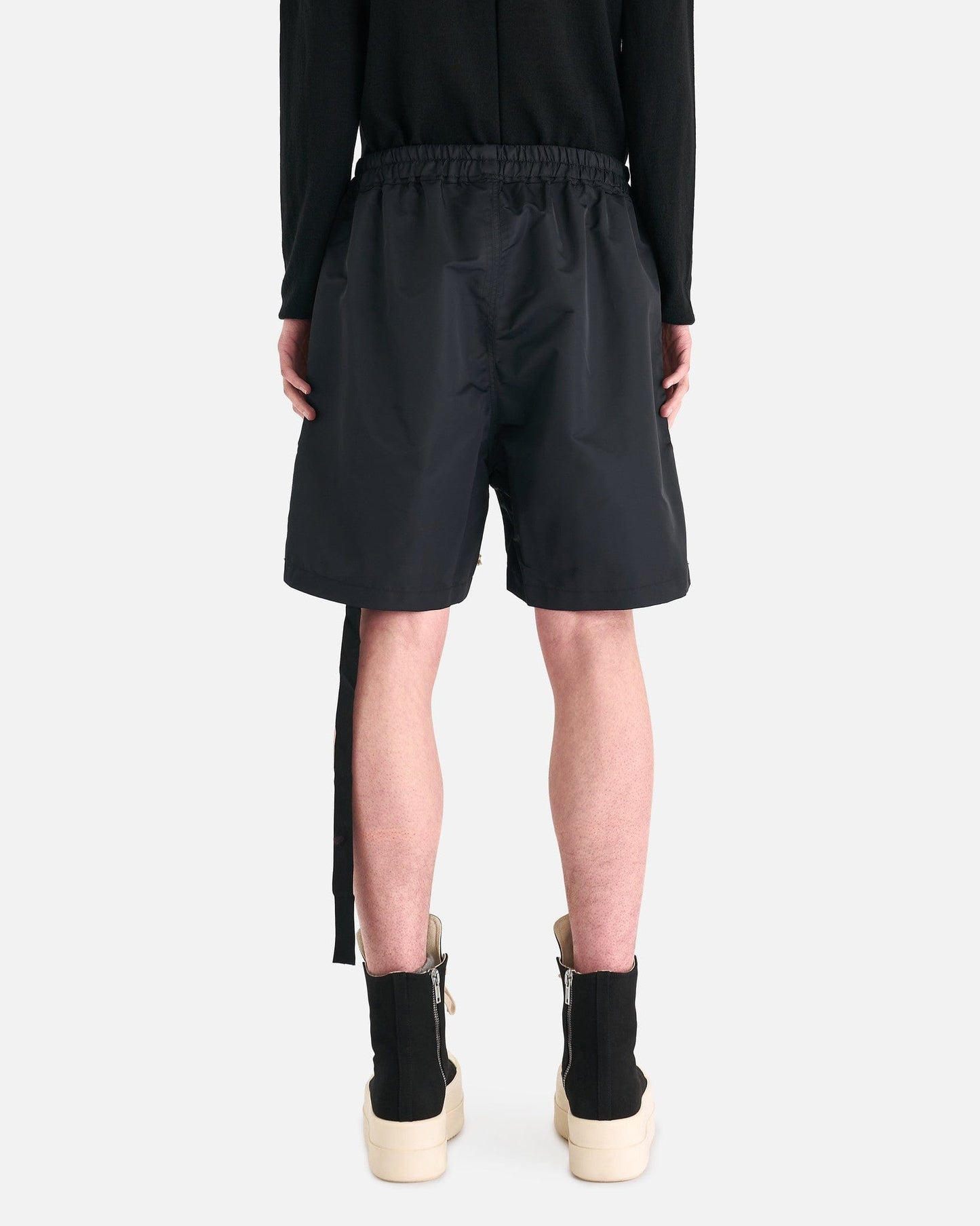 Rick Owens DRKSHDW Men's Shorts Long Boxers in Black