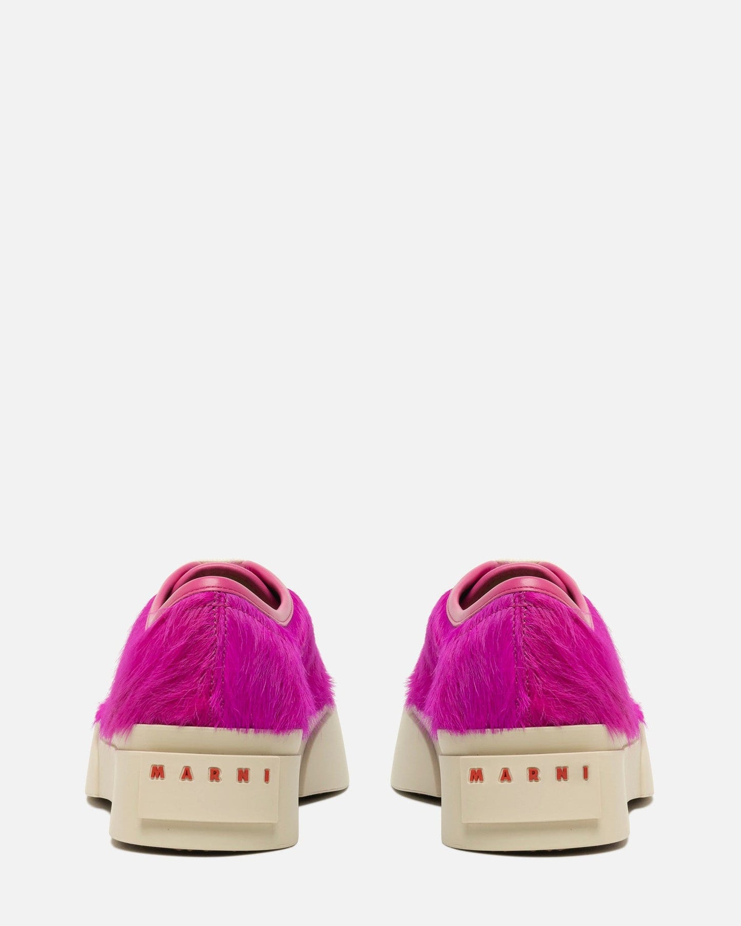 Marni Women Sneakers Long Calf-Hair Pablo Sneaker in Fuchsia