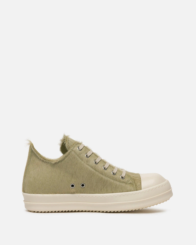 Rick Owens Men's Sneakers Long Hair Low Ramones in Dirty Acid