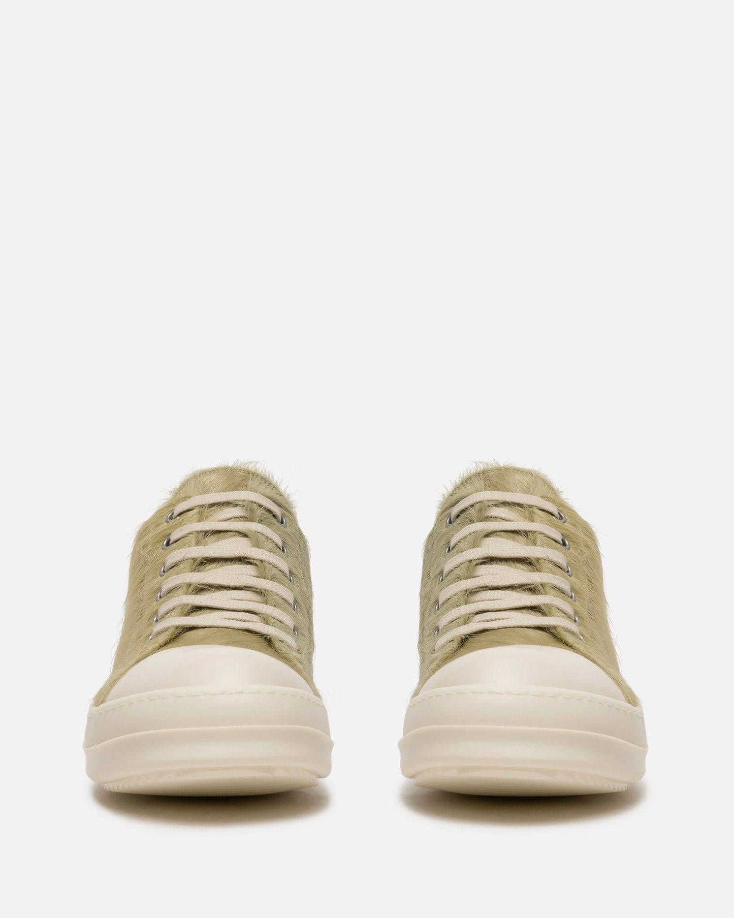 Rick Owens Men's Sneakers Long Hair Low Ramones in Dirty Acid