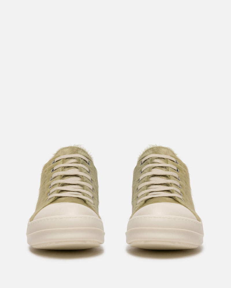 Rick Owens Men's Sneakers Long Hair Low Ramones in Dirty Acid