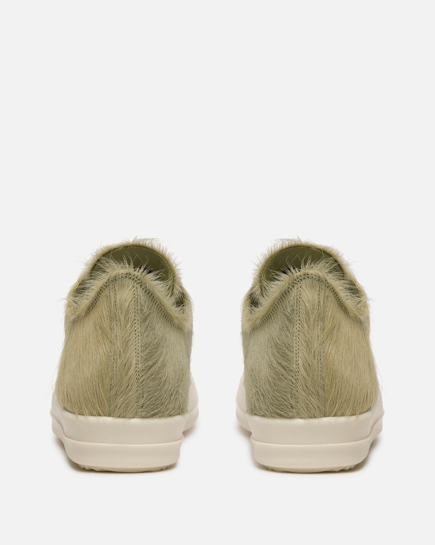 Rick Owens Men's Sneakers Long Hair Low Ramones in Dirty Acid