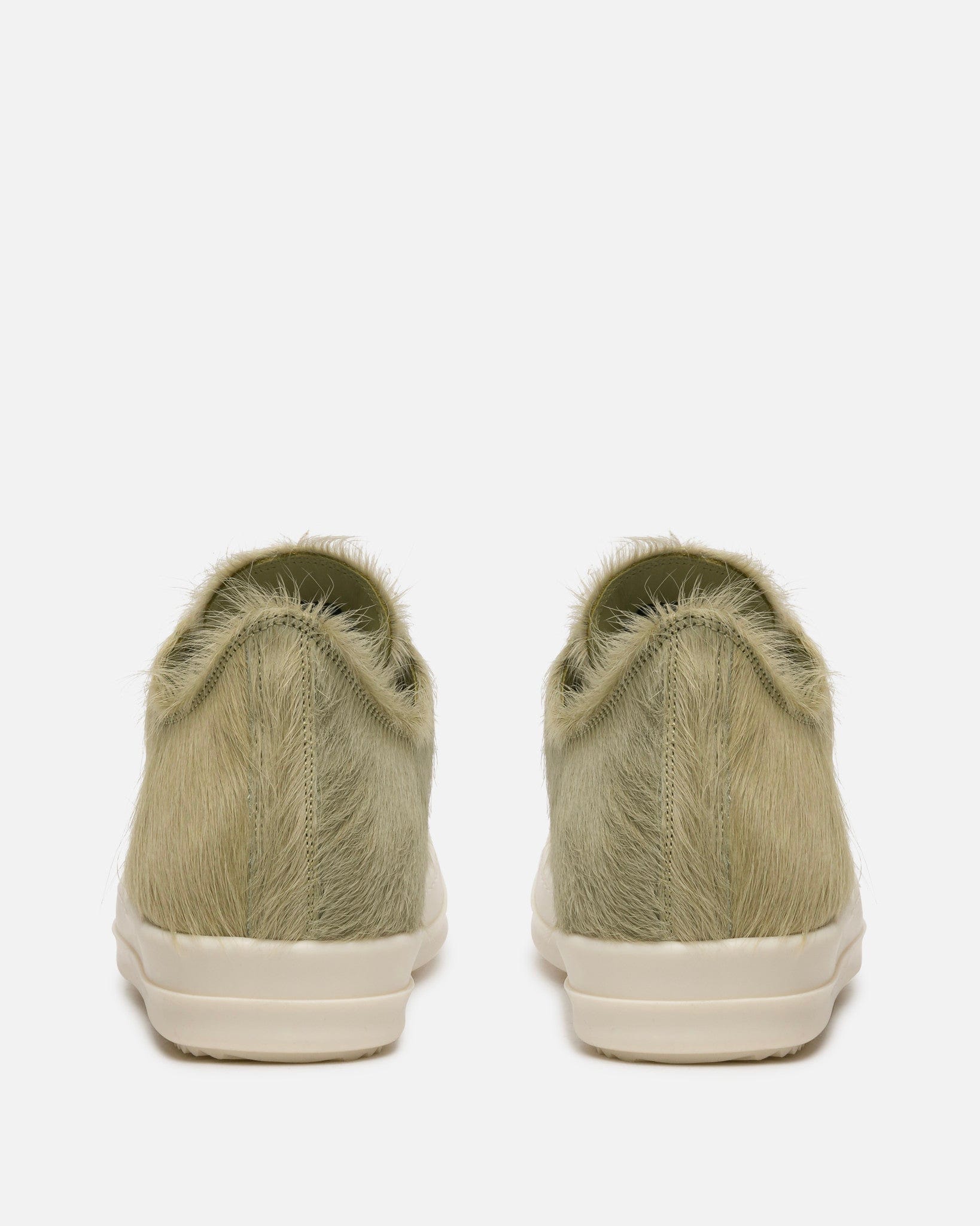 Rick Owens Men's Sneakers Long Hair Low Ramones in Dirty Acid