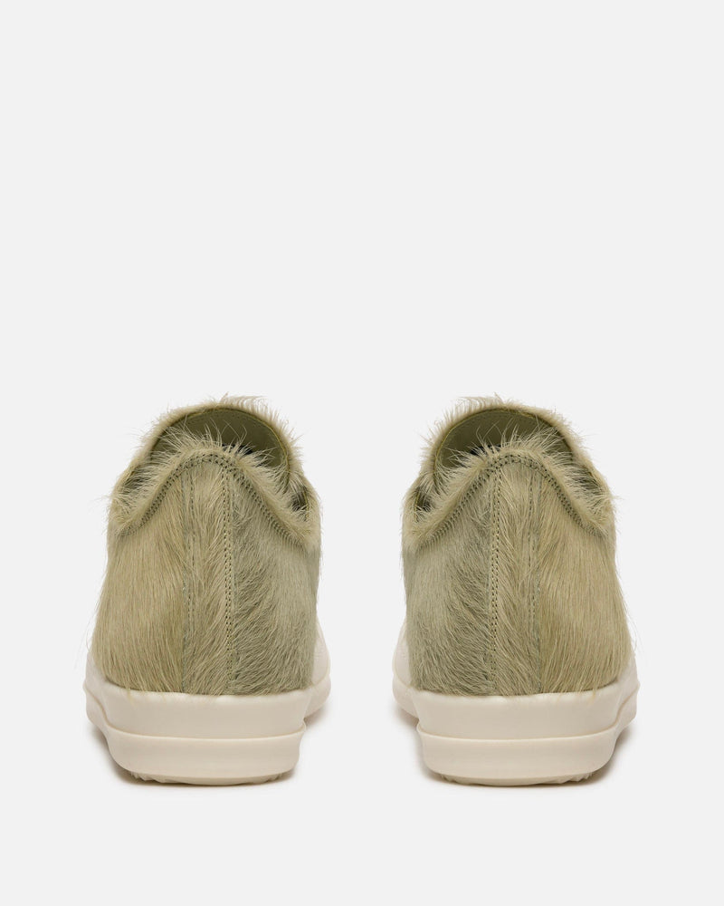 Rick Owens Men's Sneakers Long Hair Low Ramones in Dirty Acid