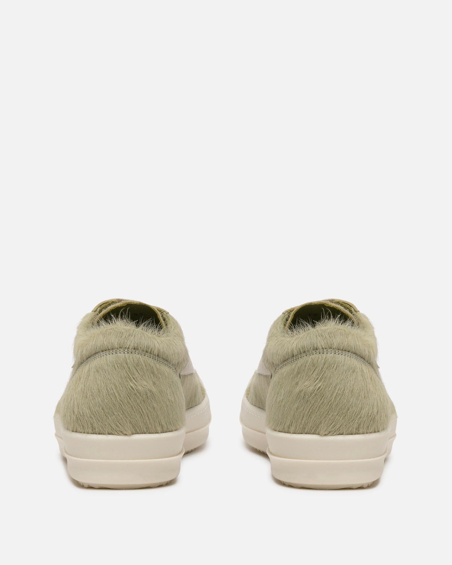 Rick Owens Men's Sneakers Long Hair Vintage Sneakers in Dirty Acid/Milk