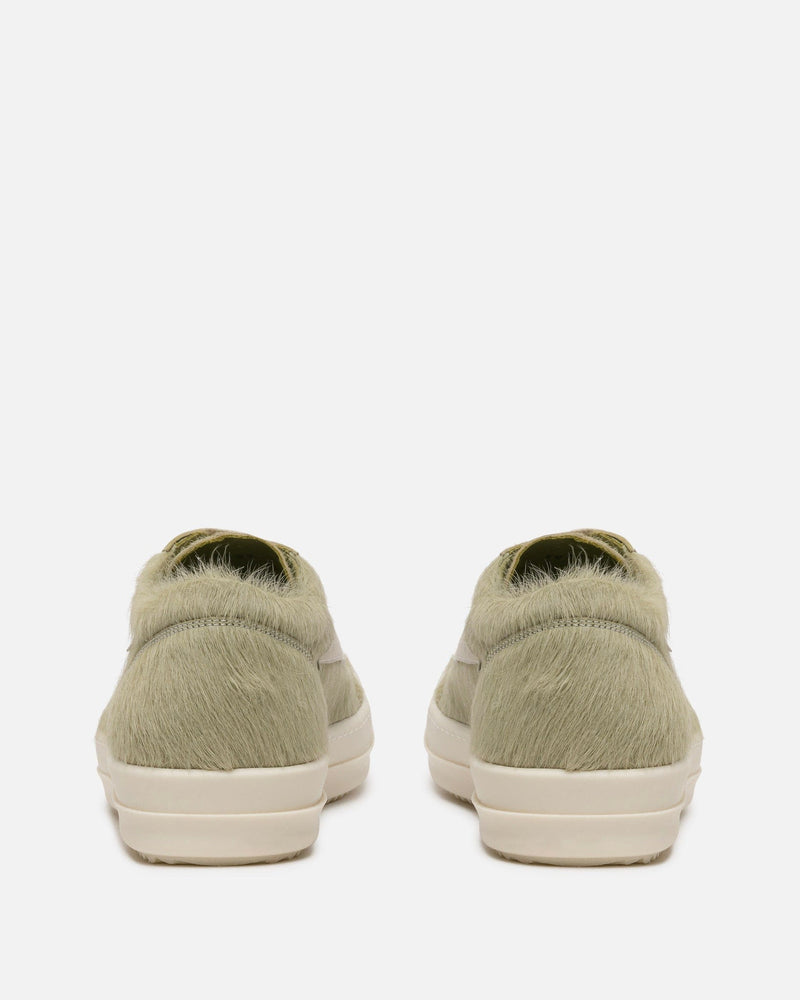 Rick Owens Men's Sneakers Long Hair Vintage Sneakers in Dirty Acid/Milk