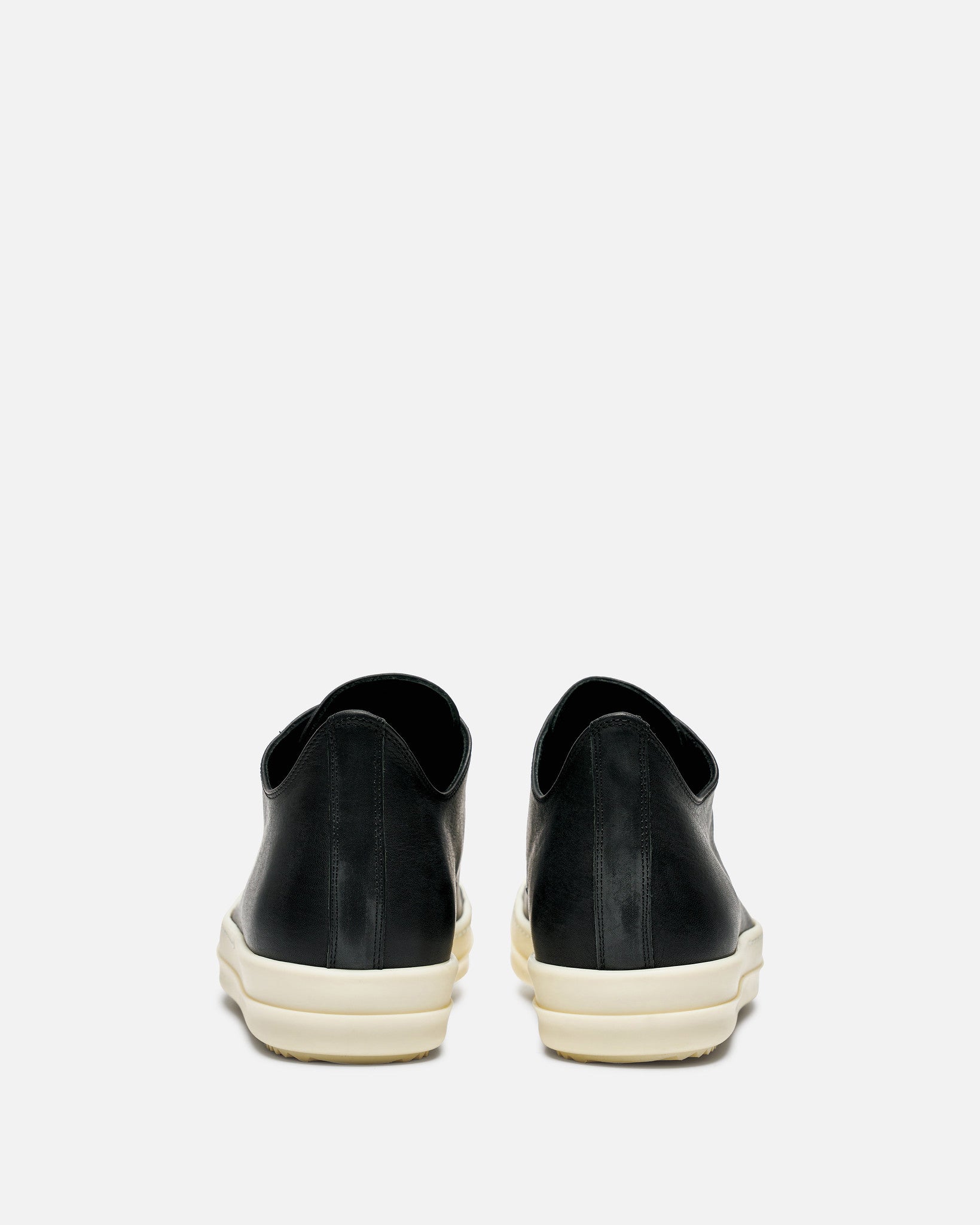 Rick Owens Men's Sneakers Low Ramones in Black/Milk