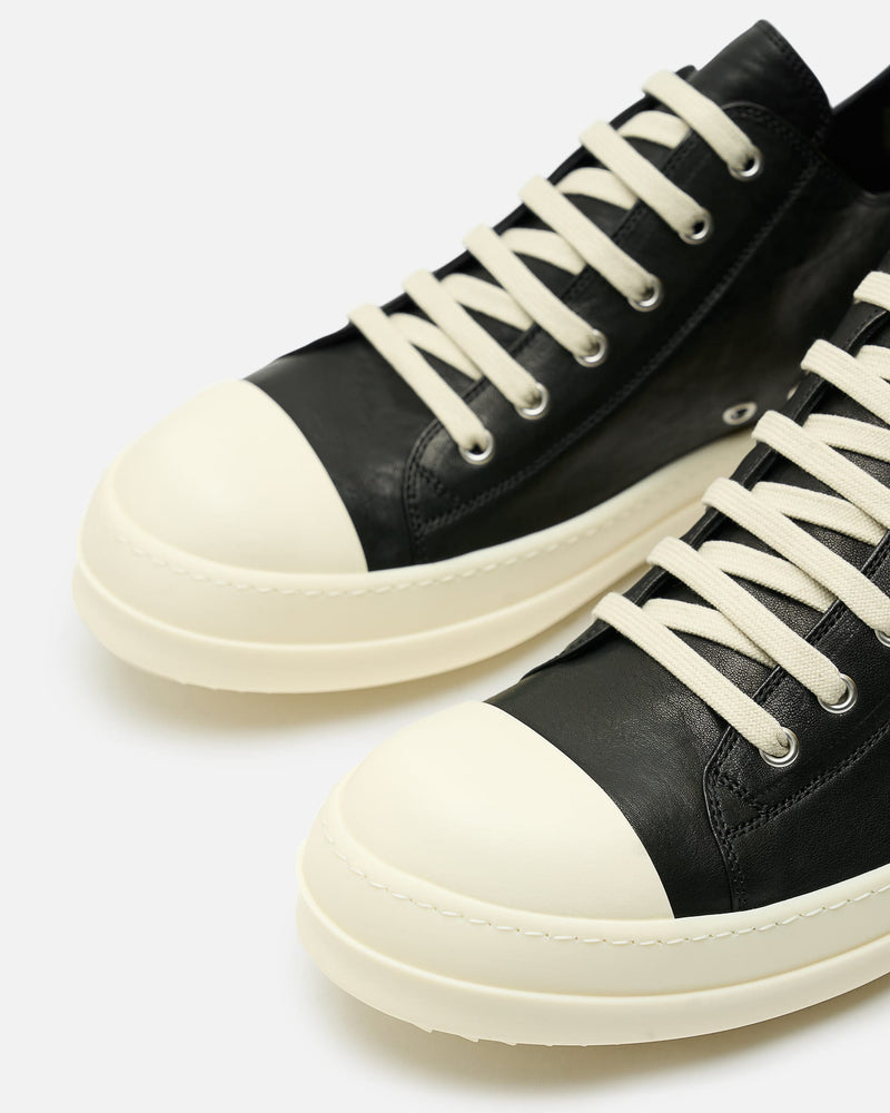 Rick Owens Men's Sneakers Low Sneakers in Black/Milk