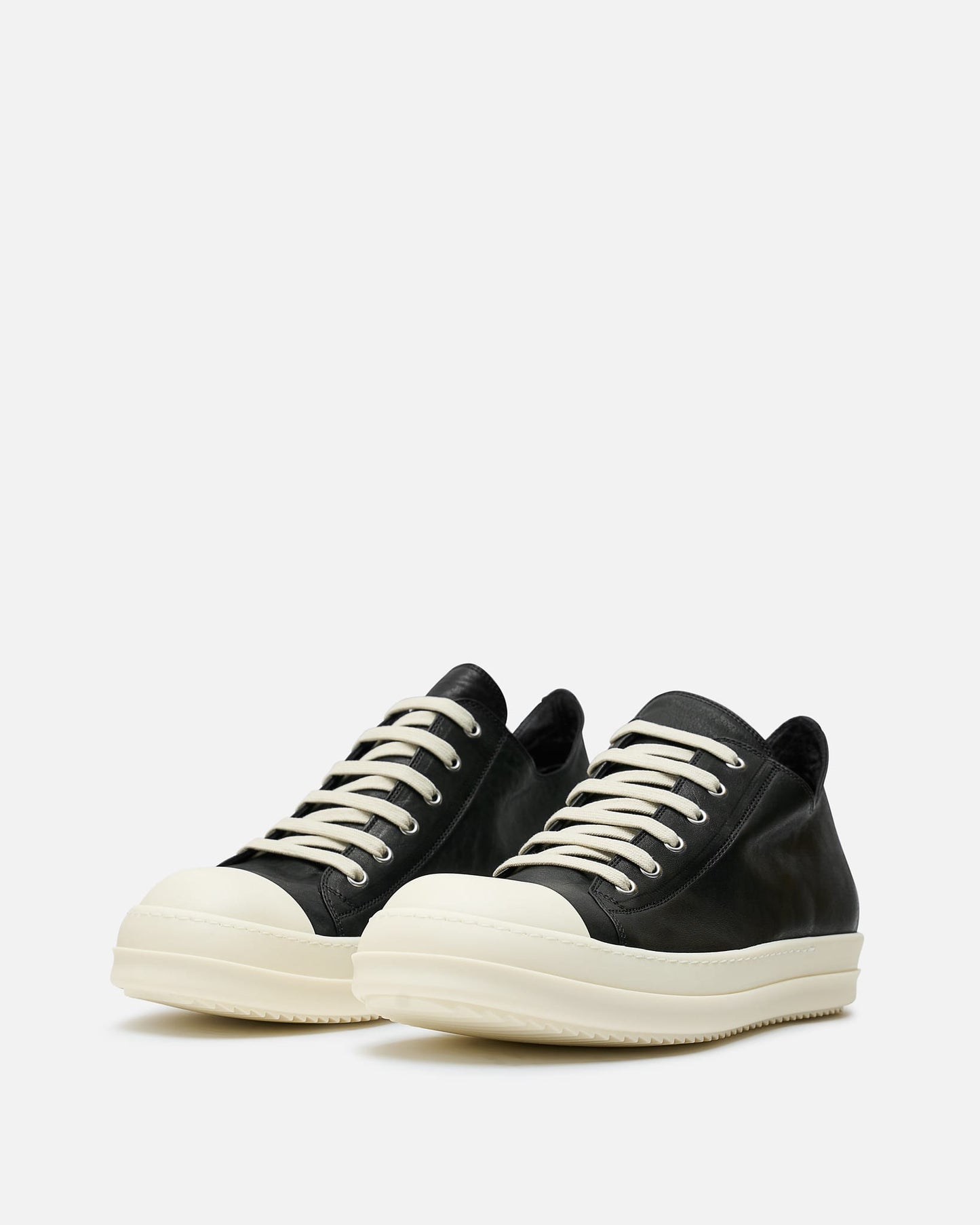 Rick Owens Men's Sneakers Low Sneakers in Black/Milk