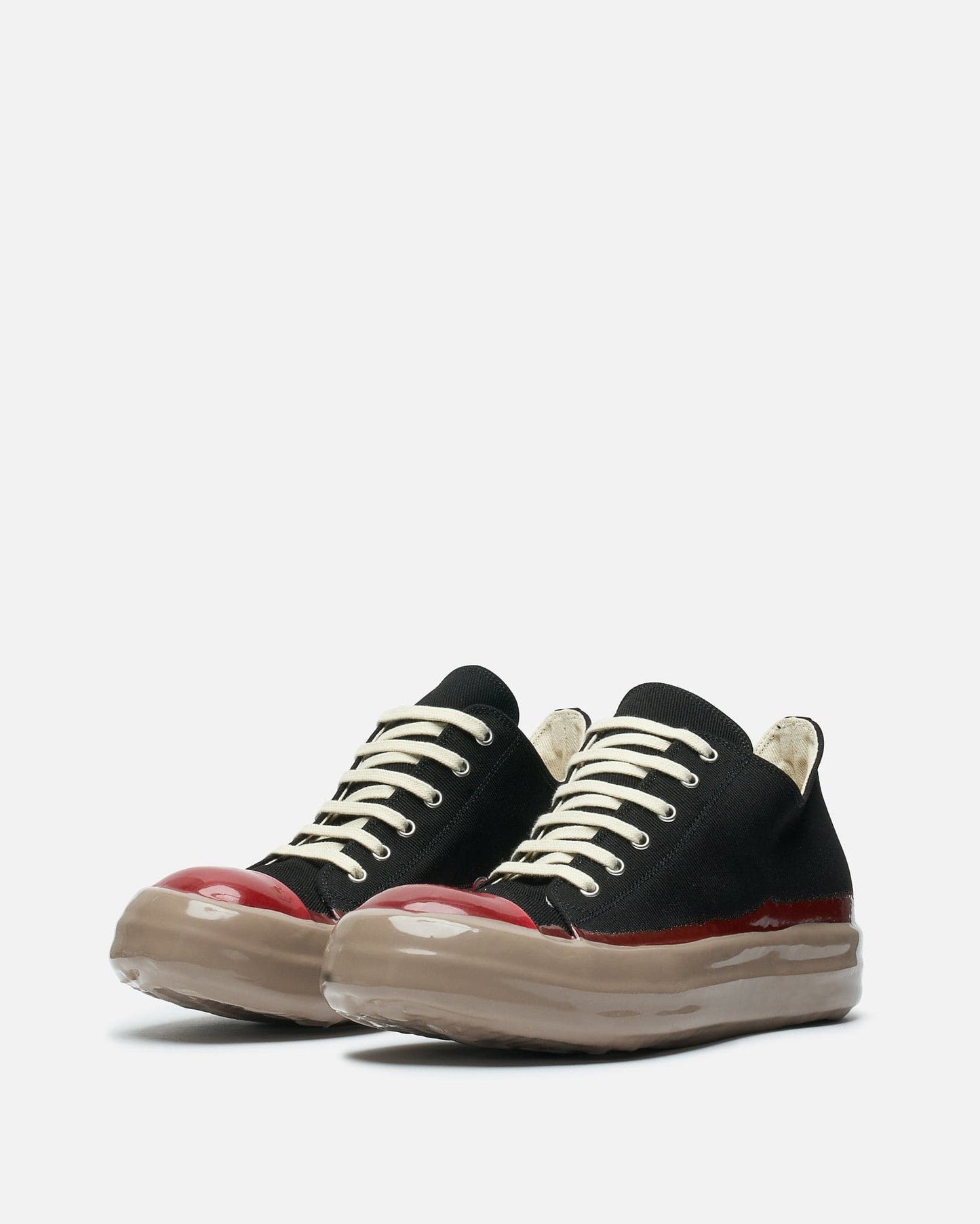 Rick Owens DRKSHDW Men's Sneakers Low Sneakers in Black/Red/Dark Beige