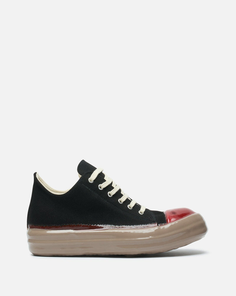 Rick Owens DRKSHDW Men's Sneakers Low Sneakers in Black/Red/Dark Beige