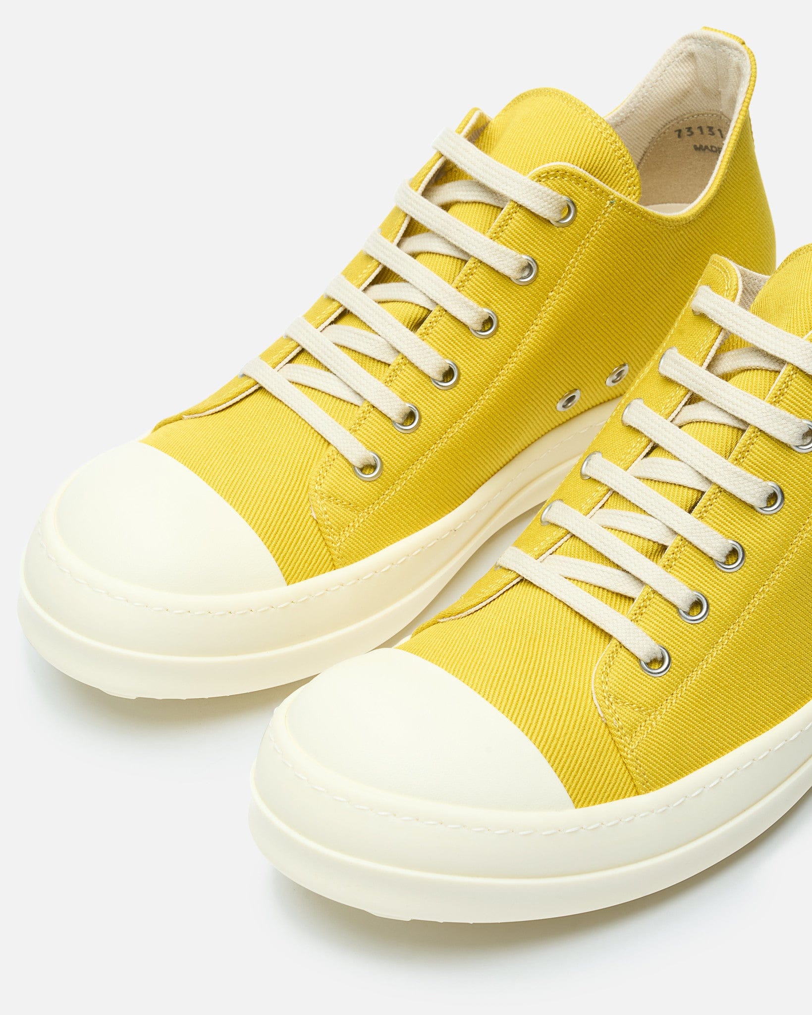Rick Owens DRKSHDW Men's Sneakers Low Sneakers in Lemon/Milk