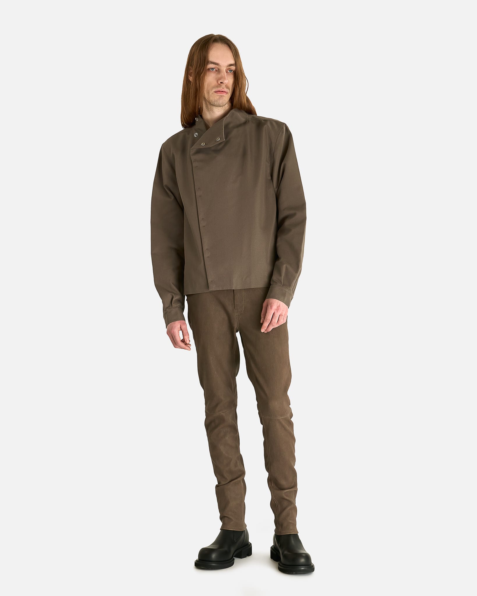 Rick Owens Men's Jackets LPM Jacket in Dust