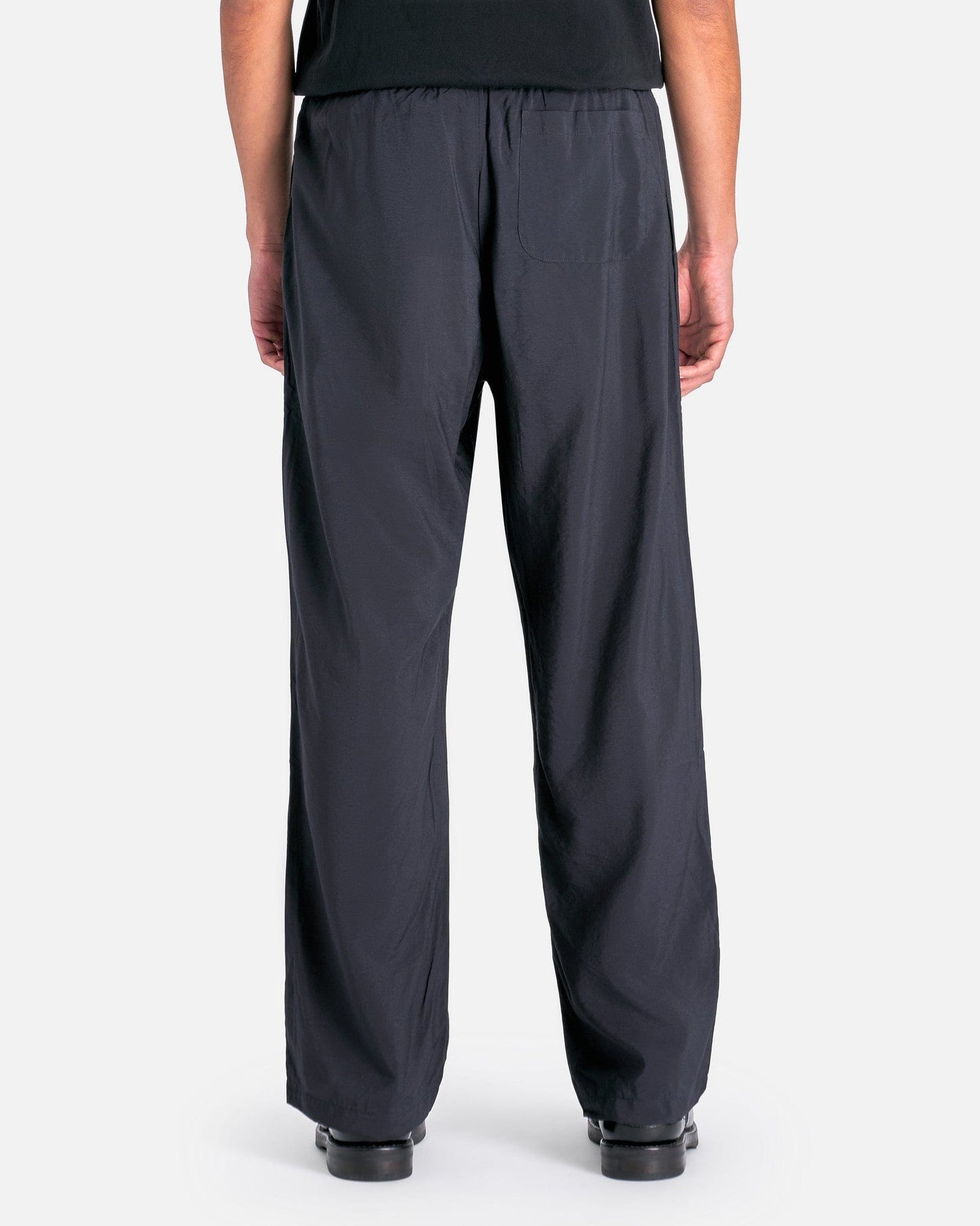 Our Legacy Men's Pants Luft Trouser in Black Liquid Viscose