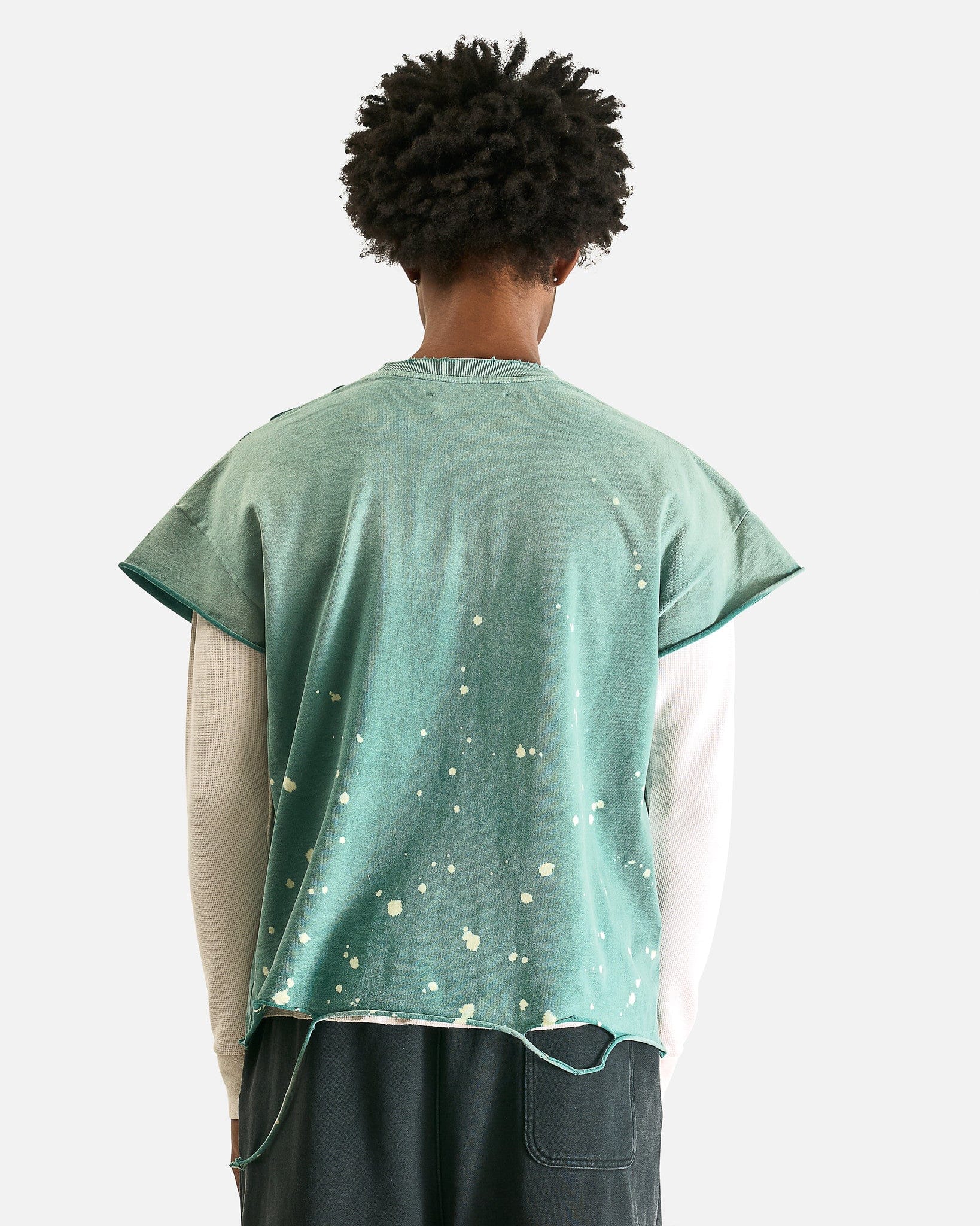 Satoshi Nakamoto Men's Shirts Luke Tee Thermal in Green