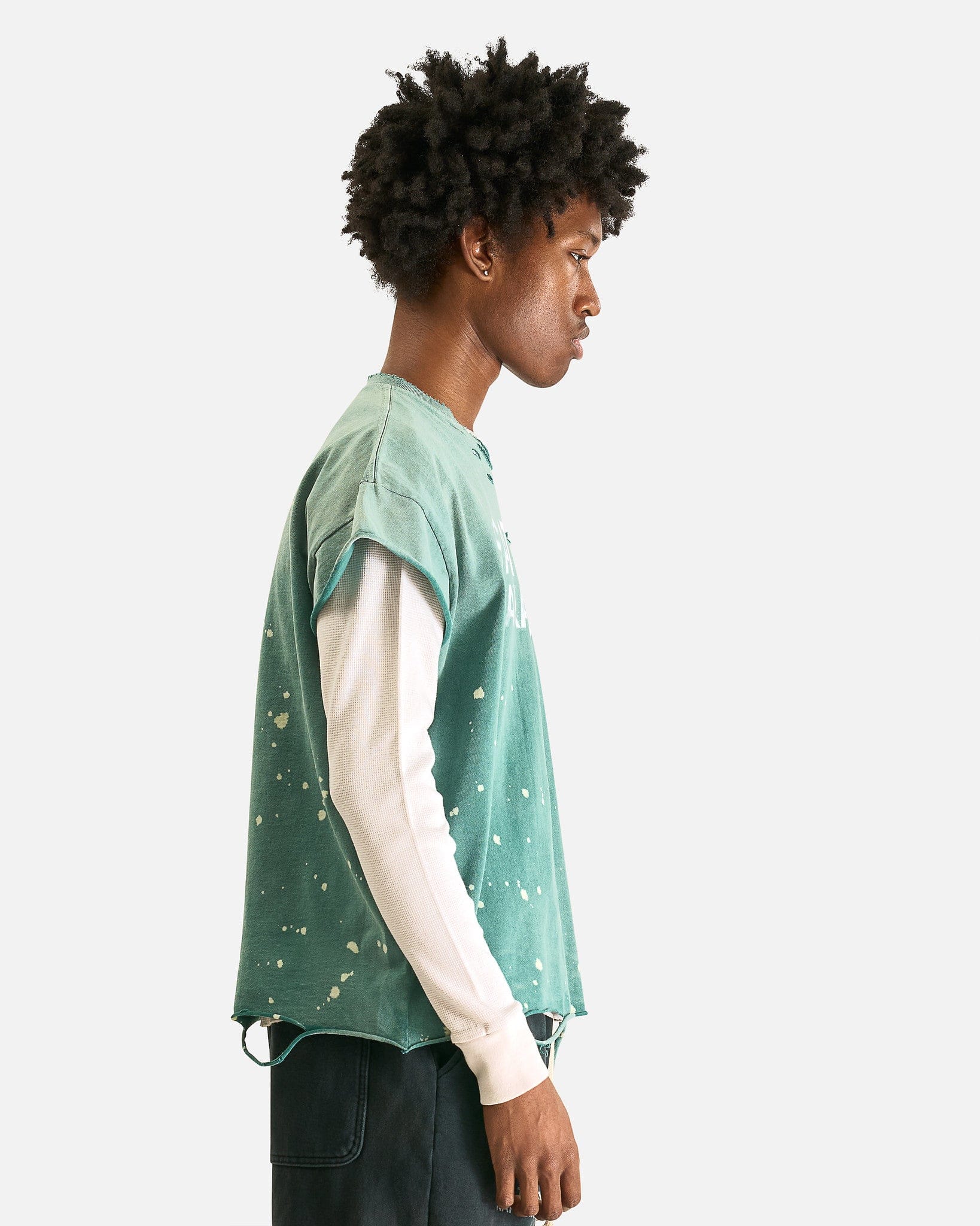 Satoshi Nakamoto Men's Shirts Luke Tee Thermal in Green