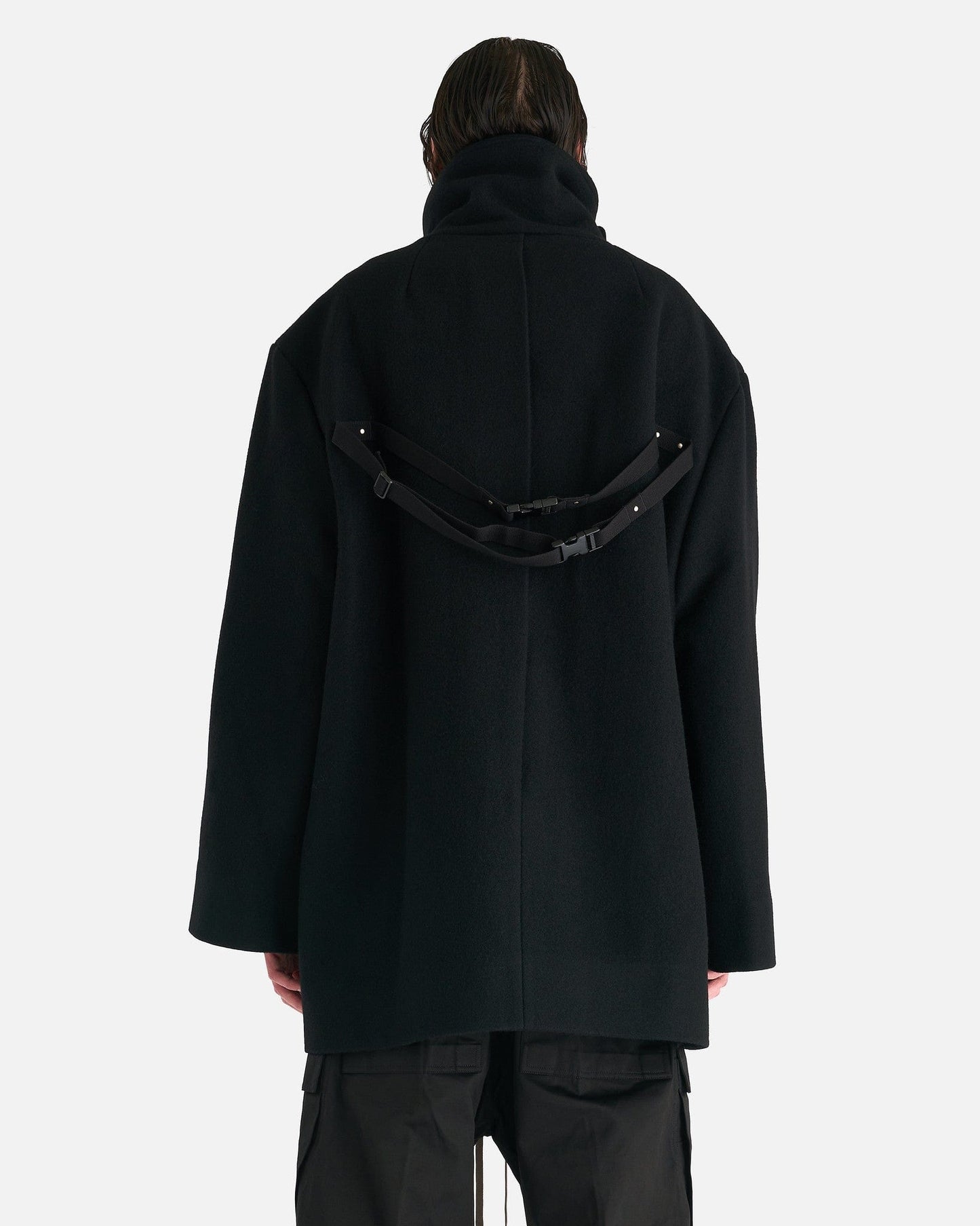 Rick Owens Men's Coat Luxor Caban Coat in Black