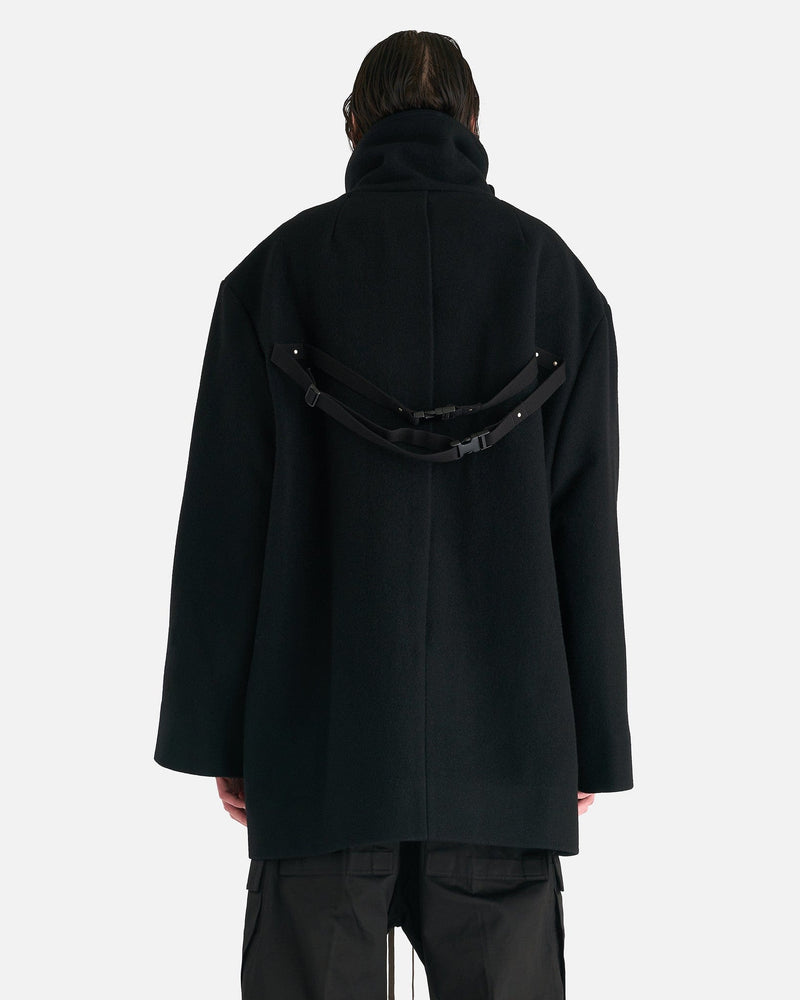Rick Owens Men's Coat Luxor Caban Coat in Black