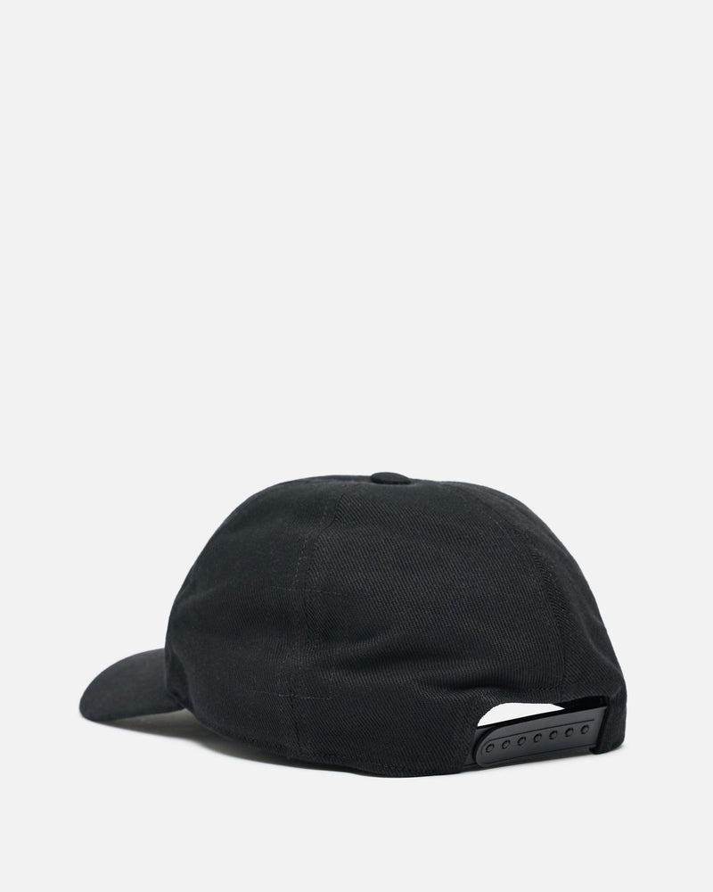 Rick Owens DRKSHDW Men's Hats 'Luxor' Denim Baseball Cap in Black/Pearl