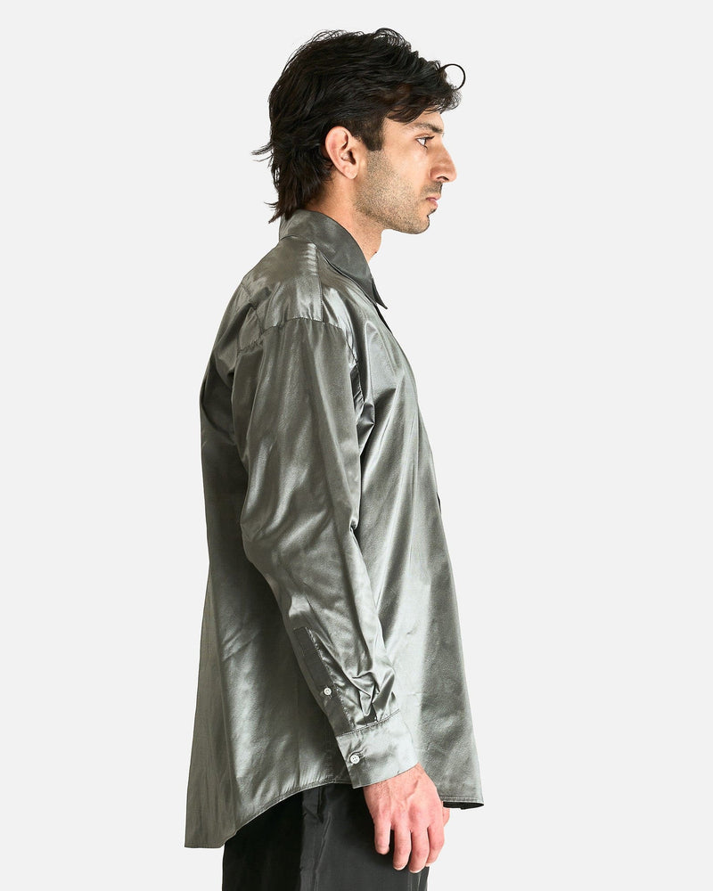 AUBERO Men's Shirts Lysander Shirt in Pewter