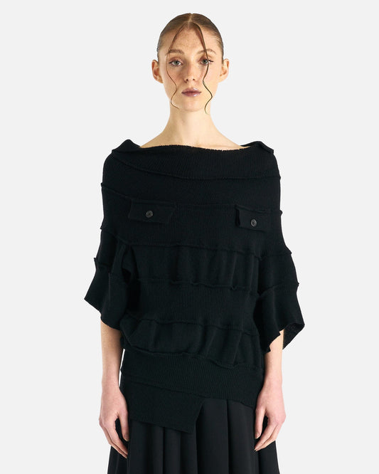 Y's by Yohji Yamamoto Women Tops M-Circle Po Blouse