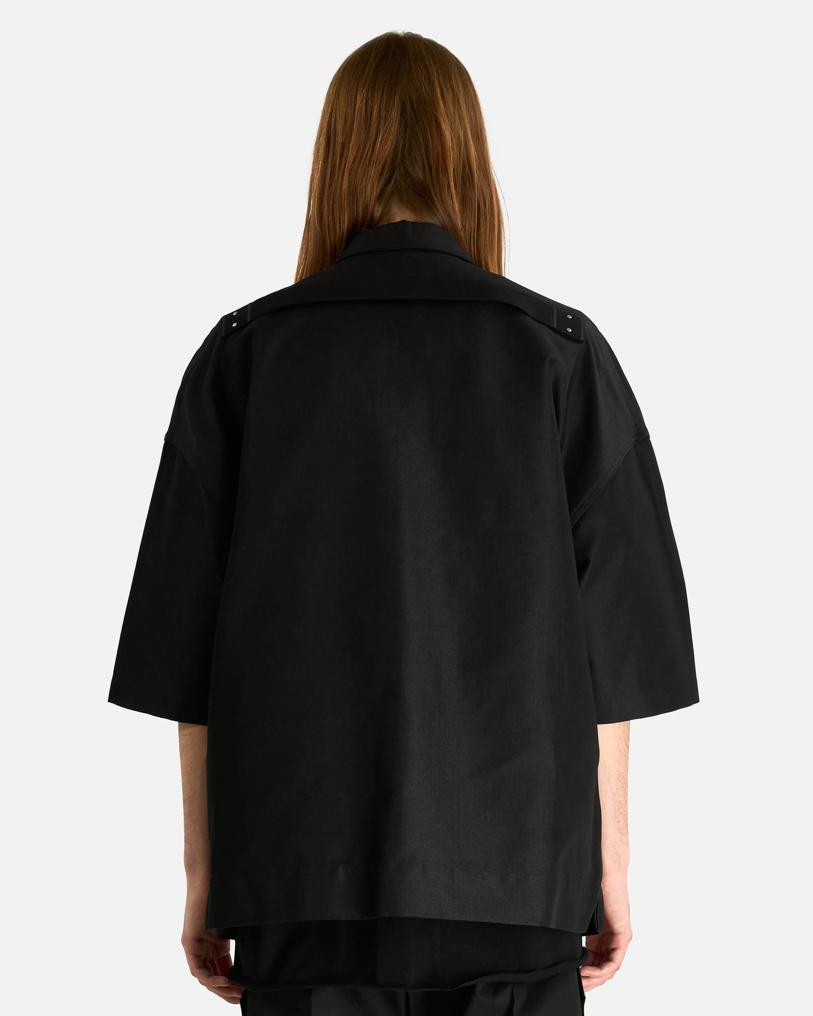 Rick Owens Men's Shirts Magnum Tommy Shirt in Black