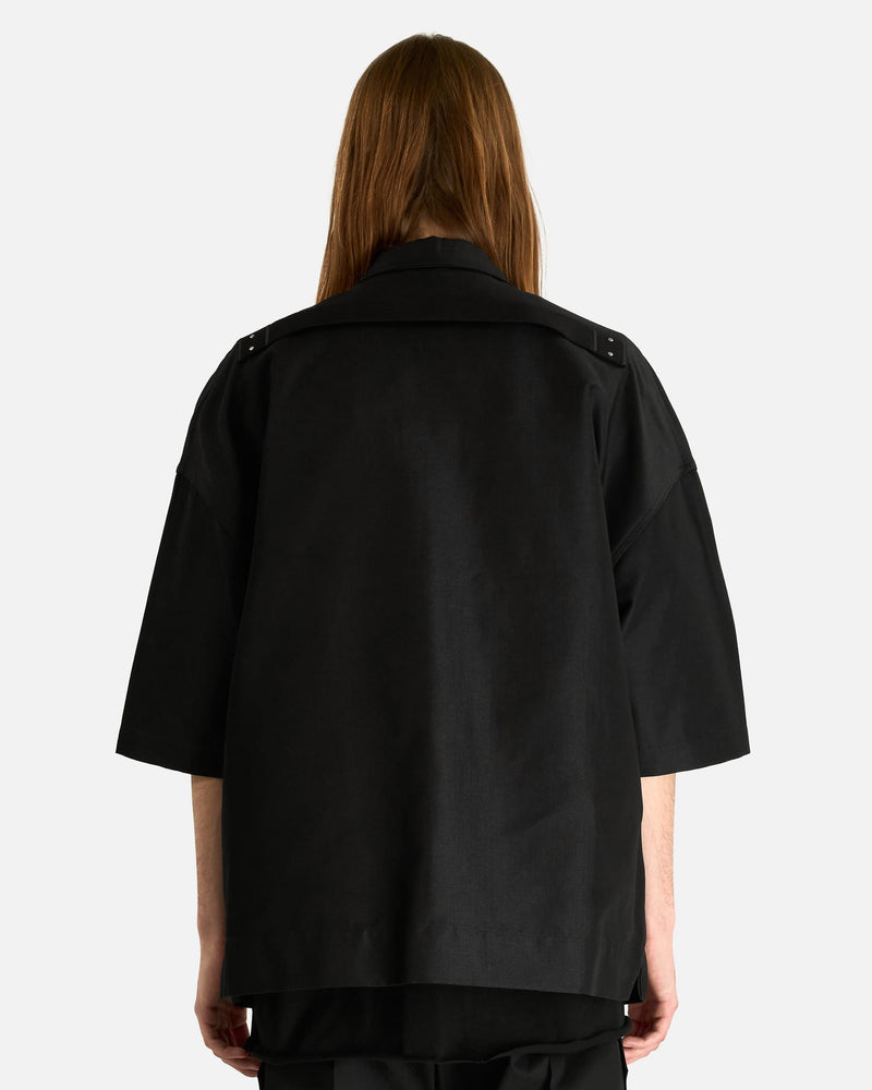 Rick Owens Men's Shirts Magnum Tommy Shirt in Black
