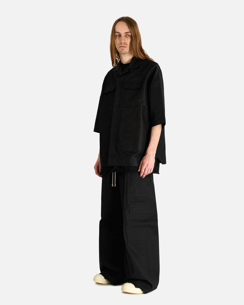 Rick Owens Men's Shirts Magnum Tommy Shirt in Black