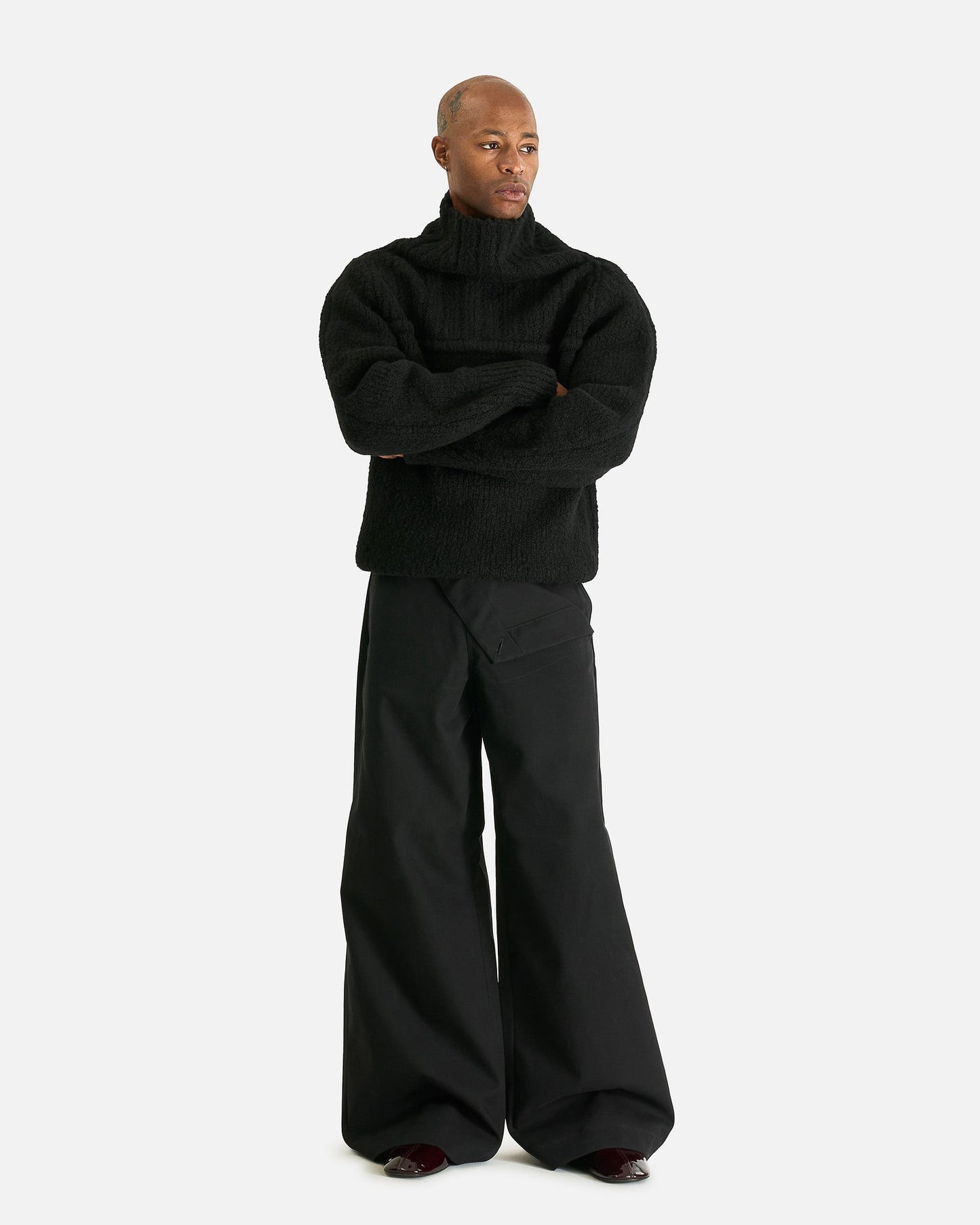 Dries Van Noten Men's Sweater Major M.K. Sweater in Black