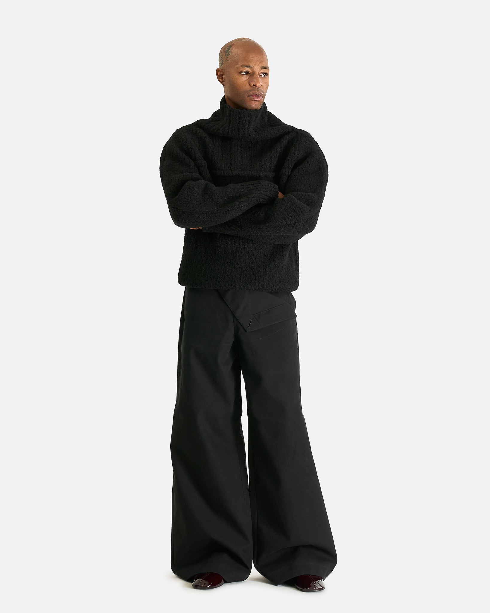 Dries Van Noten Men's Sweater Major M.K. Sweater in Black