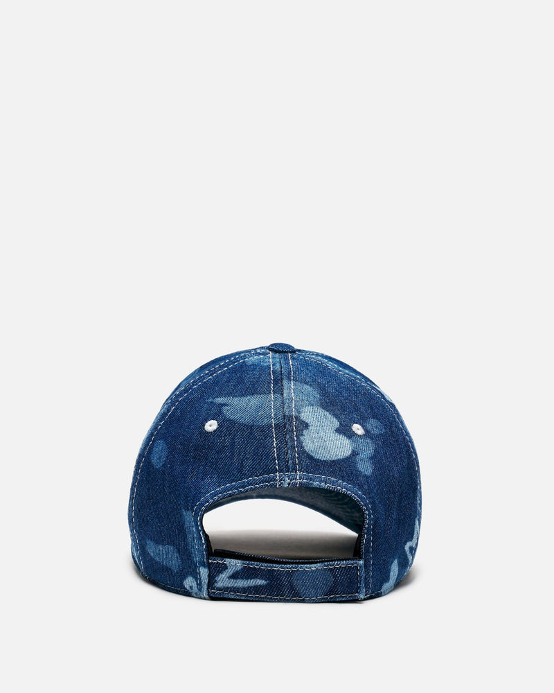 Marni Men's Hats Marni Dripping Lightweight Denim Hat in Iris Blue