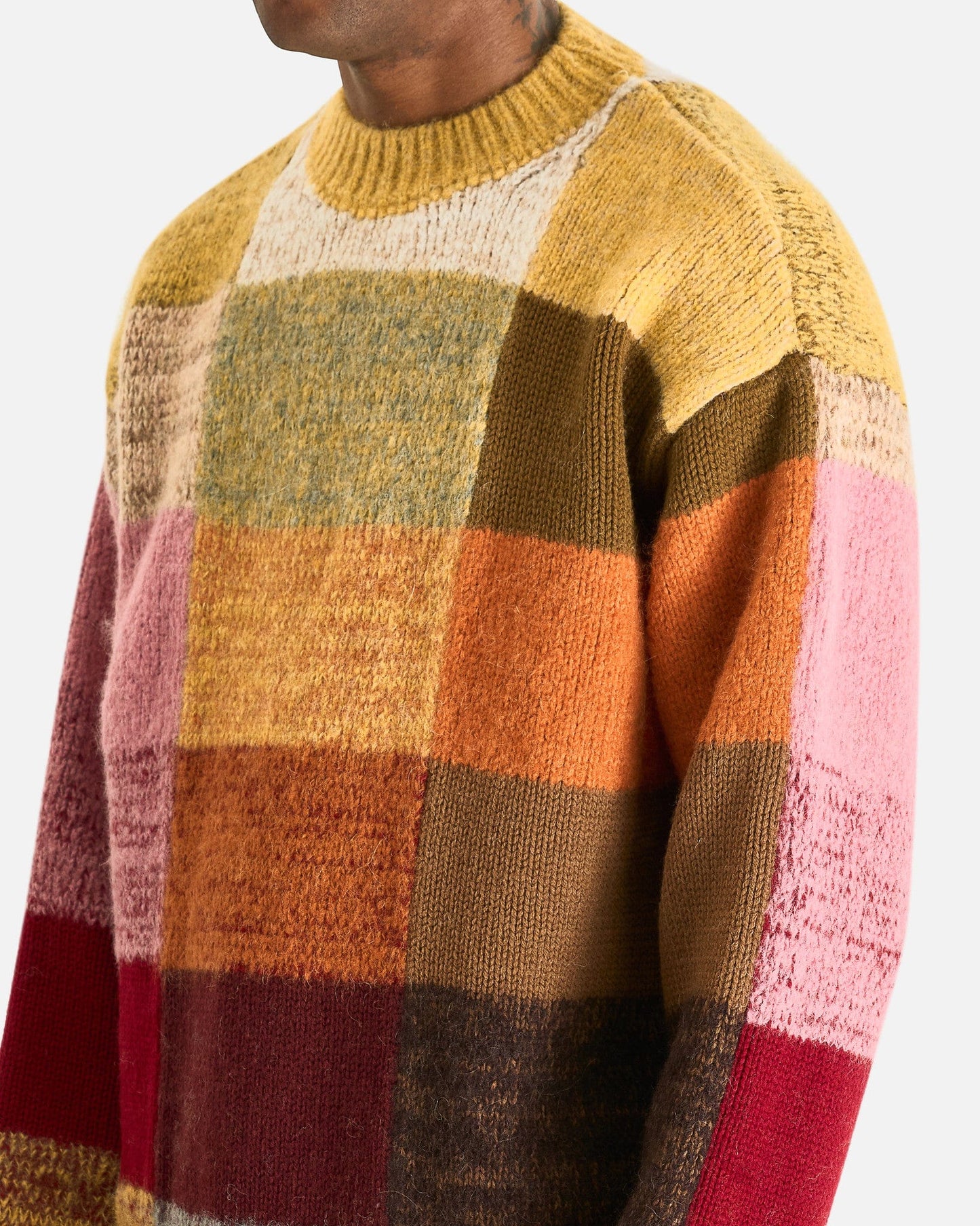 Dries Van Noten Men Sweaters Marti M.K. Sweater in Mustard