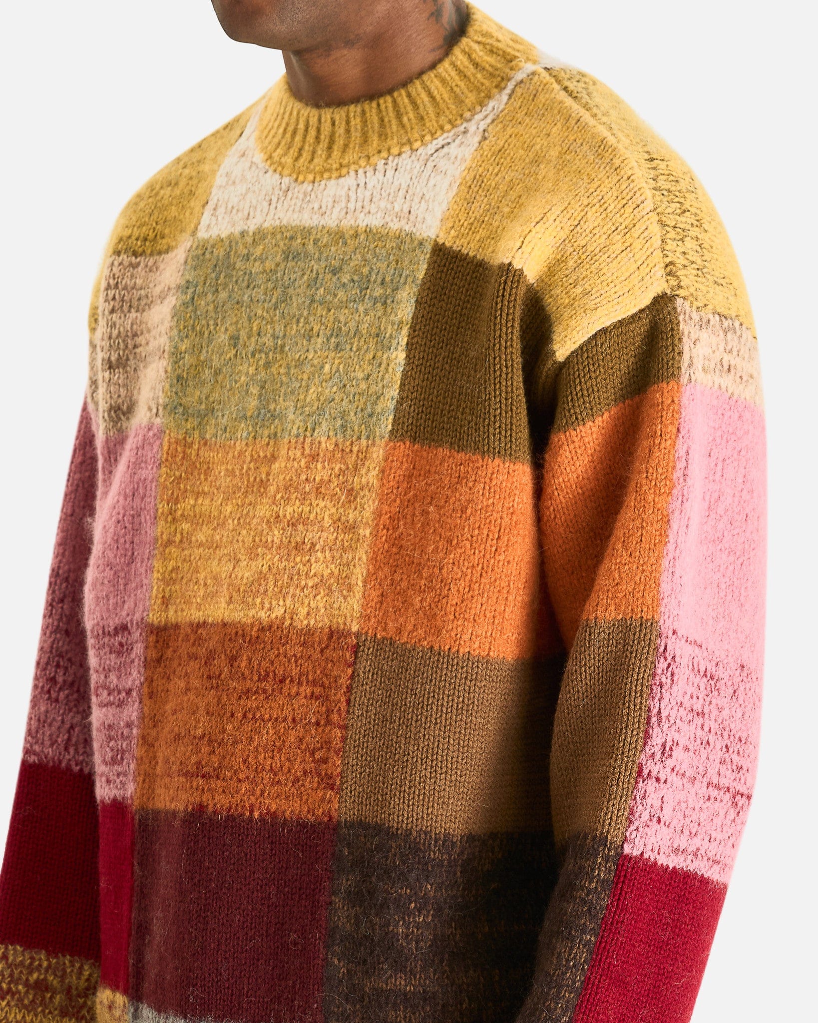 Dries Van Noten Men Sweaters Marti M.K. Sweater in Mustard