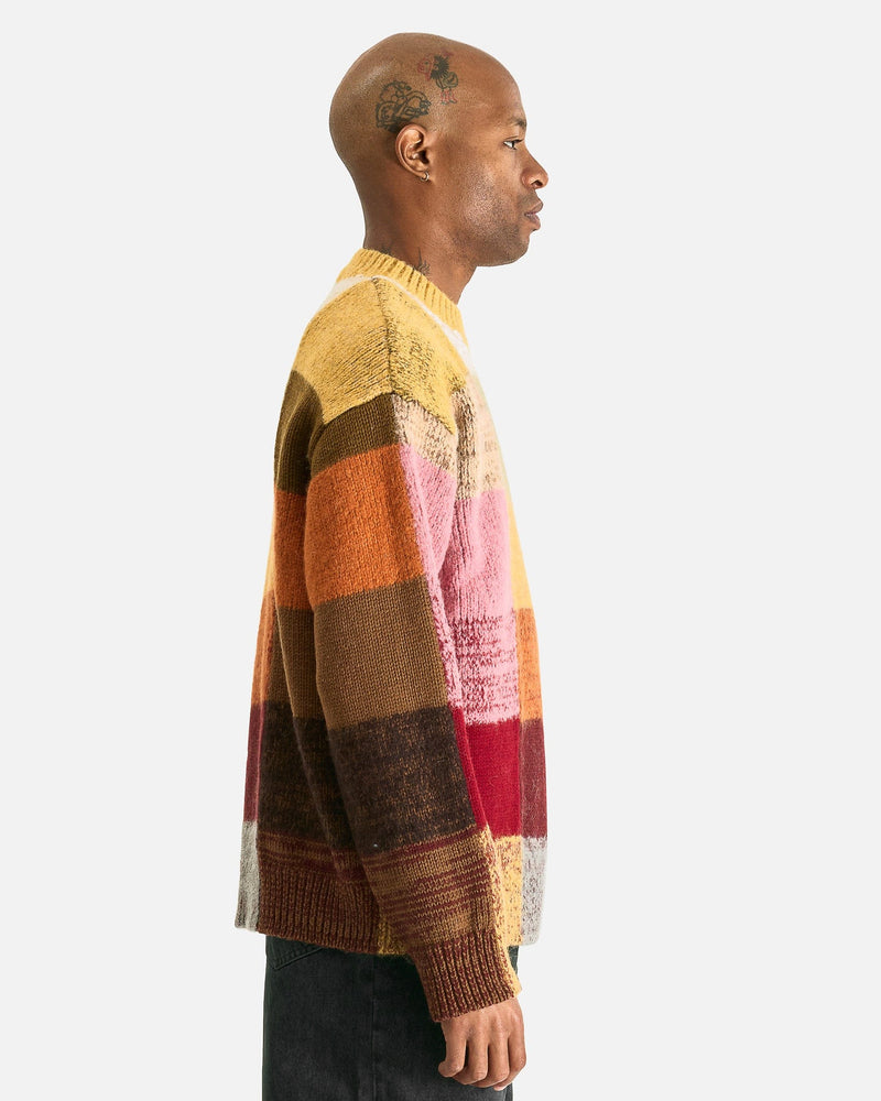 Dries Van Noten Men Sweaters Marti M.K. Sweater in Mustard
