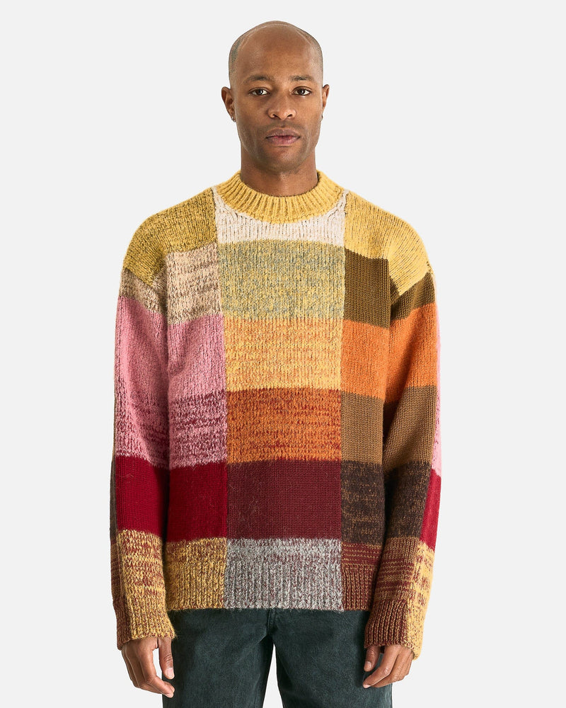 Dries Van Noten Men Sweaters Marti M.K. Sweater in Mustard