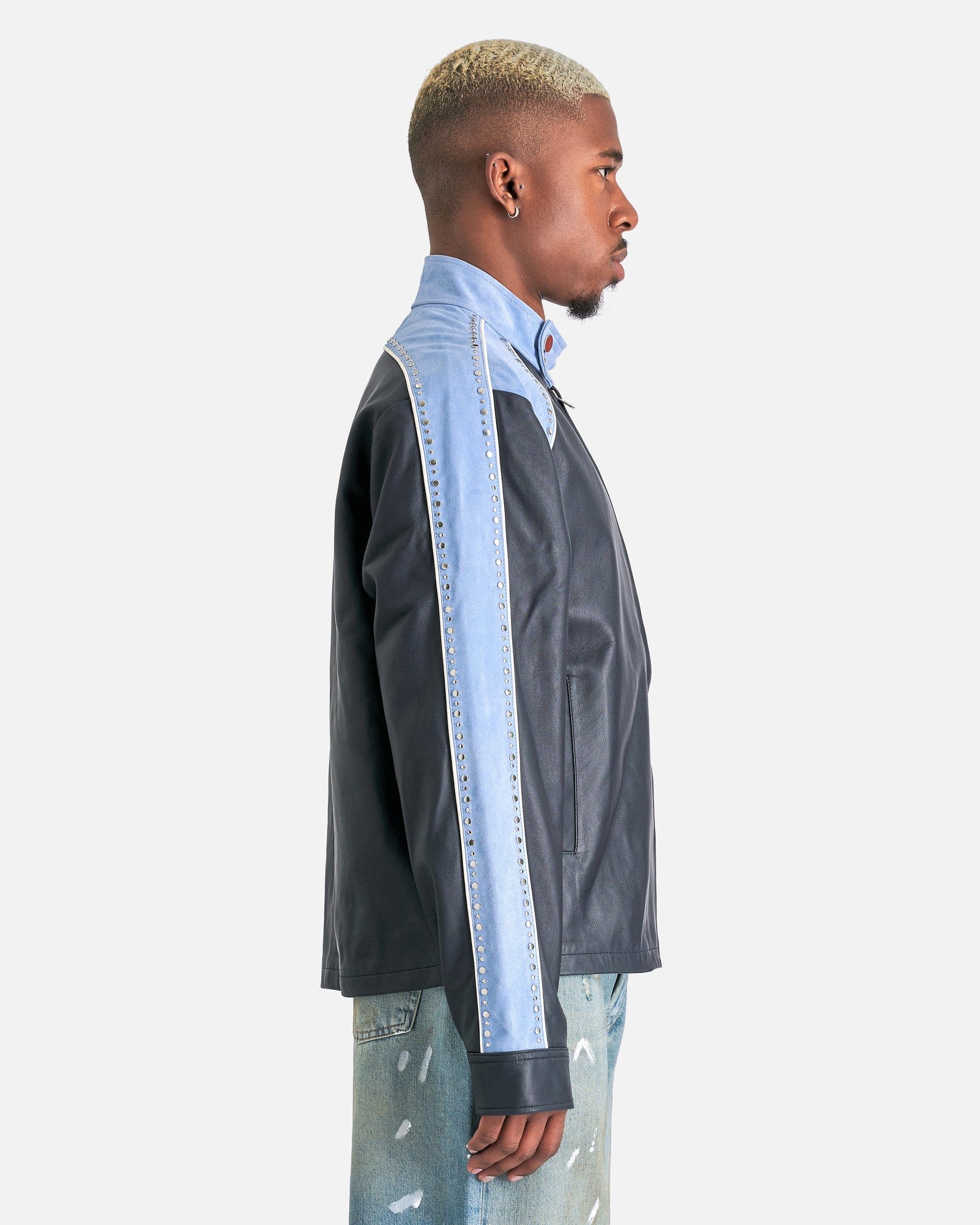 Marvel Jacket in Light Blue/Navy – SVRN