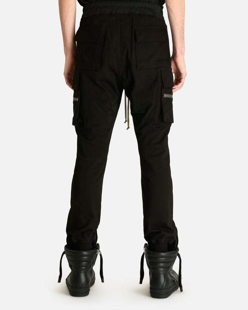 Rick Owens Men's Pants Mastodon Cargo in Black