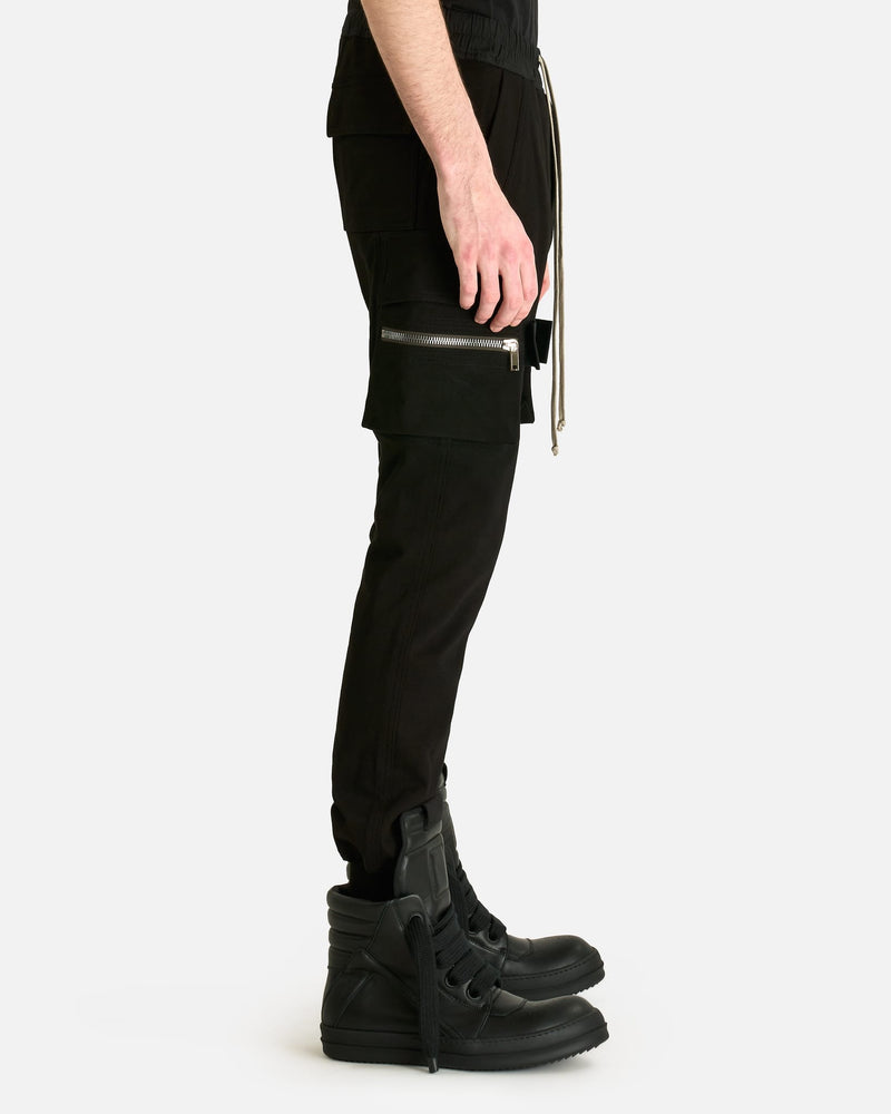 Rick Owens Men's Pants Mastodon Cargo in Black
