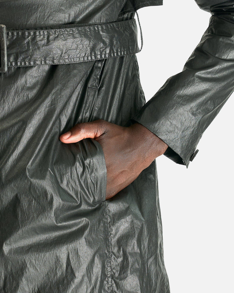 Rick Owens Men's Coat Mastotrench in Black