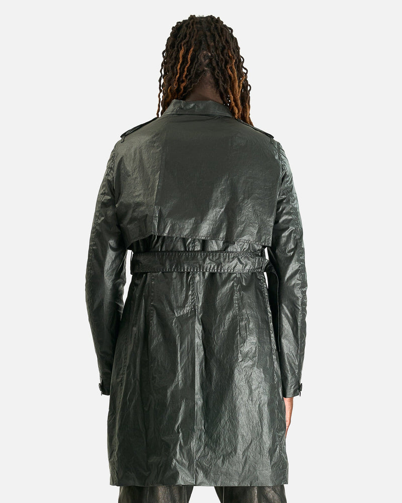 Rick Owens Men's Coat Mastotrench in Black
