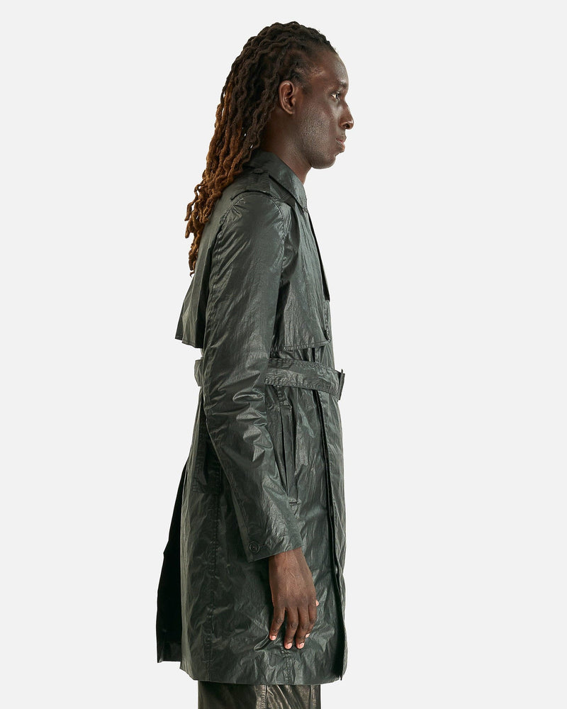 Rick Owens Men's Coat Mastotrench in Black